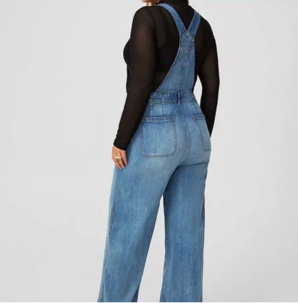 Wide Leg Overalls - Picture 5 of 11